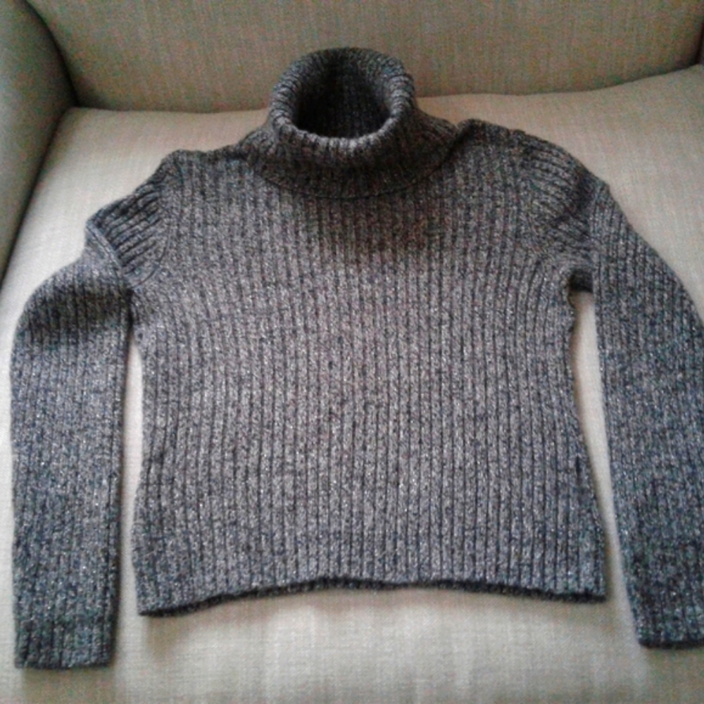 Silver Sparkly Lambswool Sweater